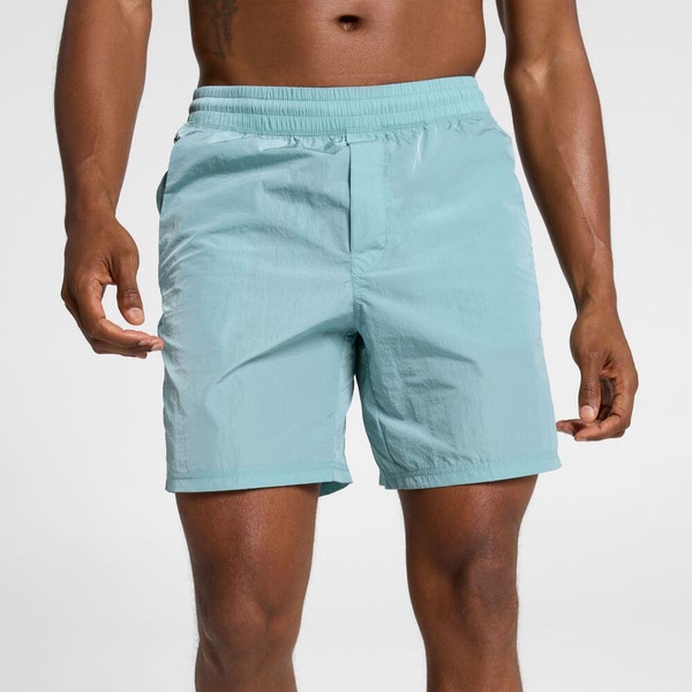 VRST All-In Unlined Short Running 7 inch Aqua Water Repellant UPF men medium
